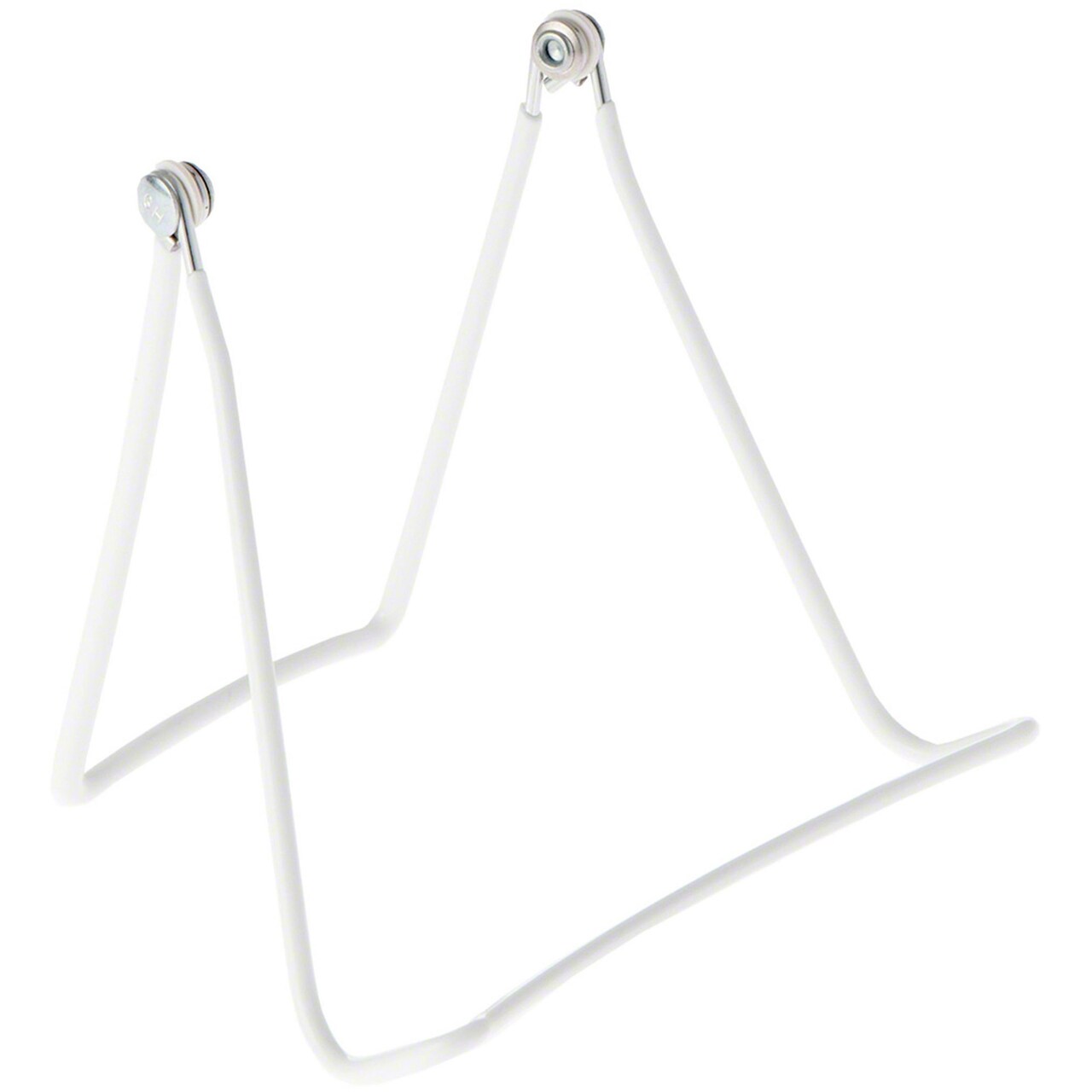 Gibson Holders 2AX Adjustable White Wire Display Easel, 5.5" W x 4" D x 5.25" H